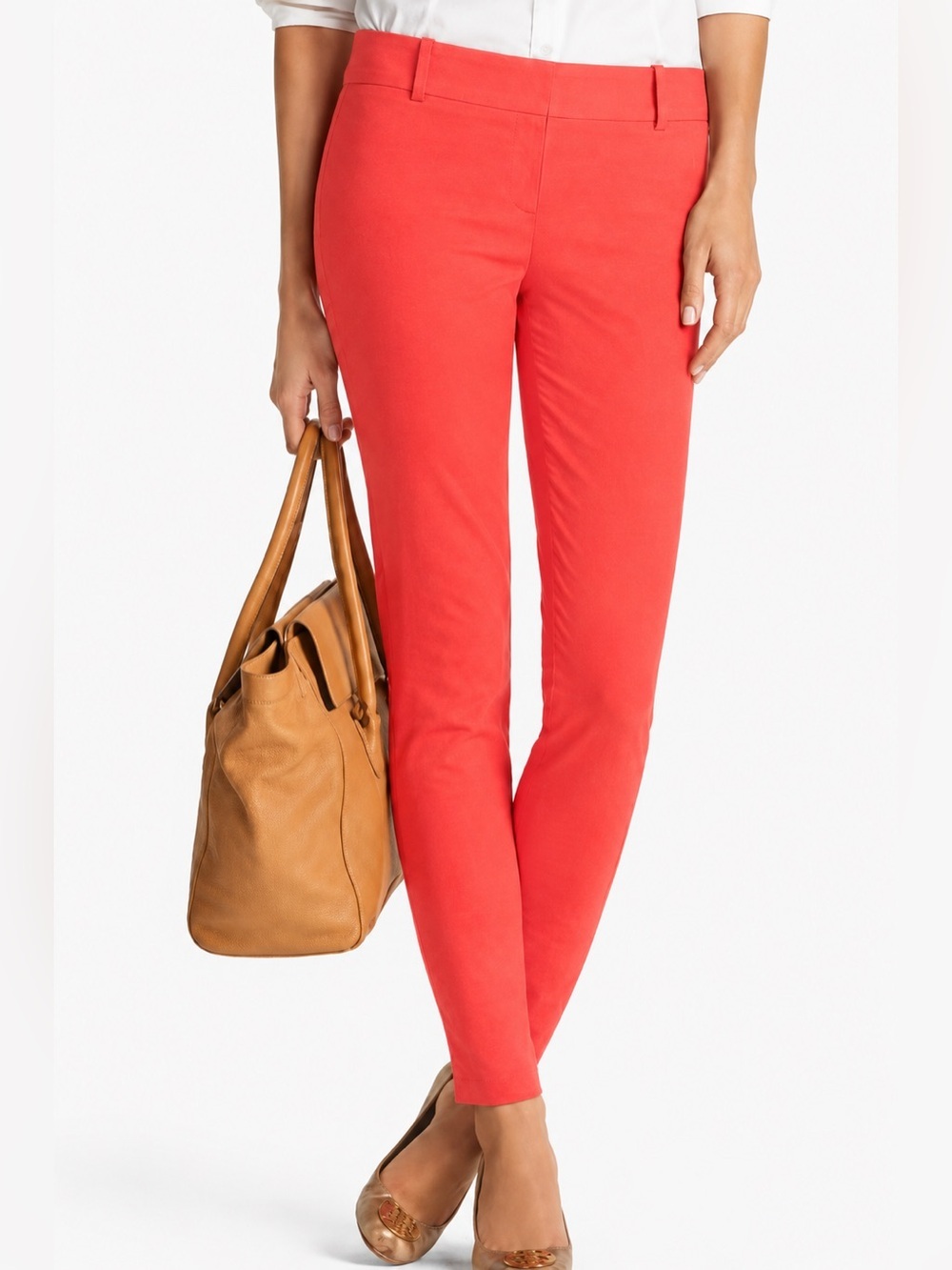 J Crew NWT Winnie coral skinny pants, size 2